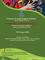 Immagine Raccolta indumenti giugno 2026