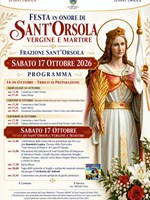 Immagine Festa di Sant'Orsola sabato 17 ottobre 2026